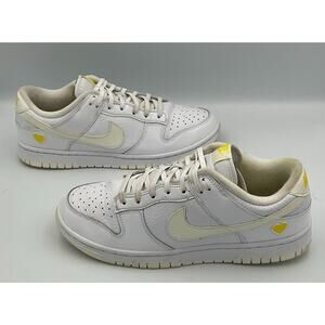 Nike Dunk Low "Valentine's Day" Yellow Heart FD0803-100 Women's Sz 9 #187